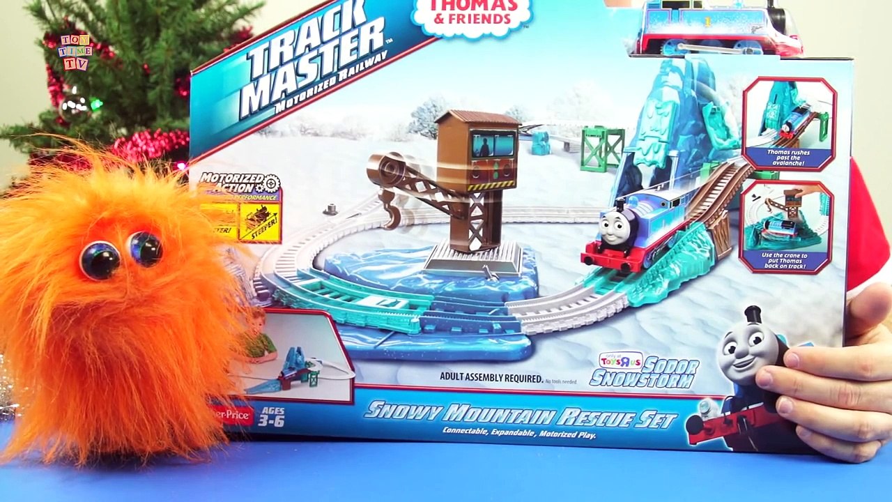 Snowy Mountain Rescue Set Thomas and Friends Track Master Sodor Snowstorm Toy Review Fisher Price