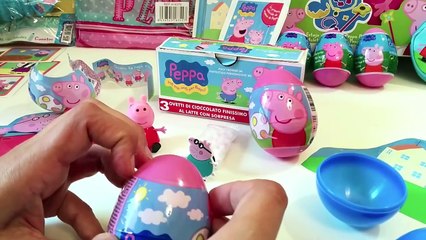 Télécharger la video: la cerdita peppa pig george pig daddy pig mama pig huevos sorpresa