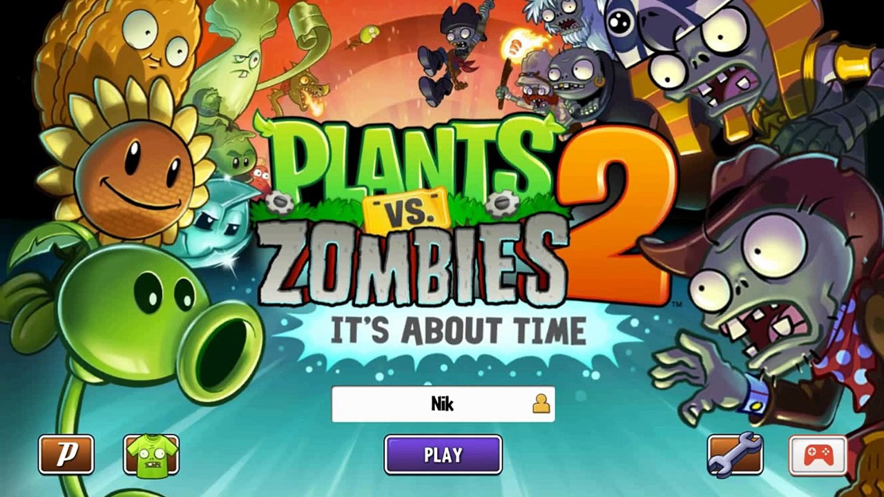 Plants vs Zombie 2 - Ancient Egypt (4-8 level) HD