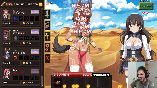 GIRLS MOANING AND ACCIDENTAL SPLOOGING - Sakura Clicker Extended