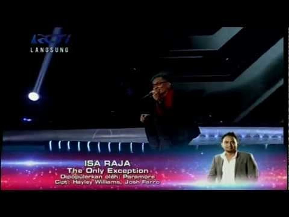 ISA RAJA - THE ONLY EXCEPTION - GALA SHOW 2 - X Factor Indonesia (1 ...