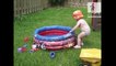 Brother gets frustrated by little sister's diving skills - Unhappy Babies and Toddlers - toddletale