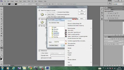 Photoshop ta birden fazla resmi aynı anda boyutlandırmak