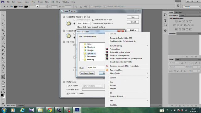 Photoshop ta birden fazla resmi aynı anda boyutlandırmak