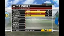 Wahab Riaz claps at stupid shot of West Indies Batsman...LOL