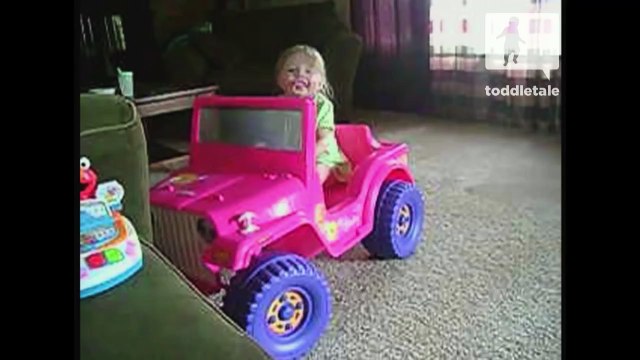 Toddler does wheelies in a Power Wheel - Active Toddlers - toddletale