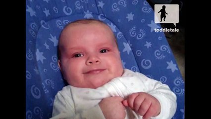 Baby's face turns red trying to squeeze out a doodoo - Funny Accidents - toddletale