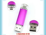 2.0 OTG Flash Drive para Android Smartphone / Tablet / PC Rose de 32 GB Micro USB