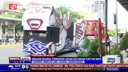 Persiapan Perayaan Cap Go Meh di Glodok