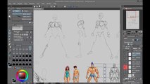 How to draw - Drawing muscles & Anatomy for anime - Torso muscles