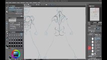 How to draw - Drawing muscles & Anatomy for anime - Back muscles