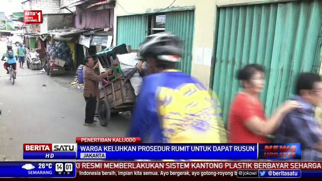 Warga Kalijodo Keluhkan Ribetnya Administrasi untuk Dapatkan Rusun