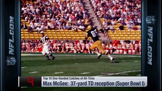 Top 10 One-Handed Catches Of All-Time   NFL