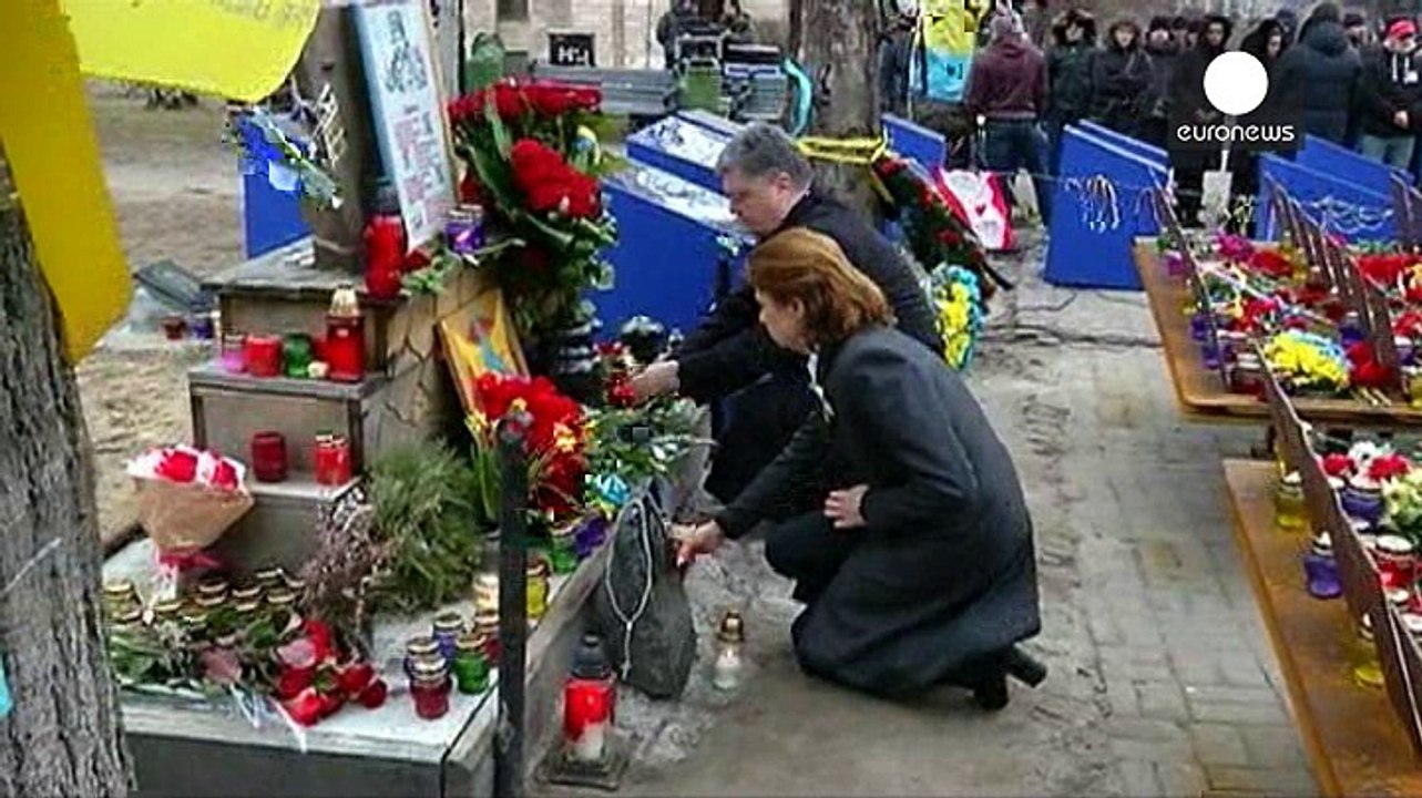 Die Ukraine gedenkt der Toten der Maidan-Ausschreitungen