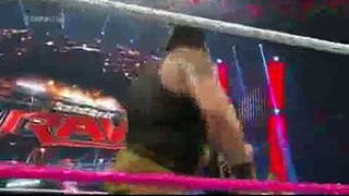 WWE RAW 5-10-2015 Roman Reigns _ Randy orton _ Dean Ambrose vs Wyatt Family Full