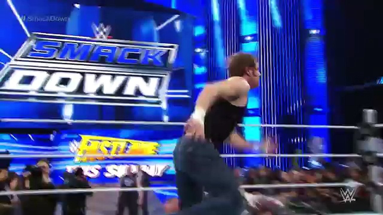 Roman Reigns _ Dean Ambrose vs. The Dudley Boyz- SmackDown, February  2016