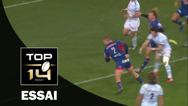 TOP 14 - Grenoble - Racing 92 : 35 - 39 Essai Loïck JAMMES (GRE) - J15 - Saison 2015/2016