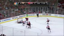 Ilya Bryzgalov stops Parise on goal line. Philadelphia Flyers vs NJ Devils Game 4 5612 NHL Hockey