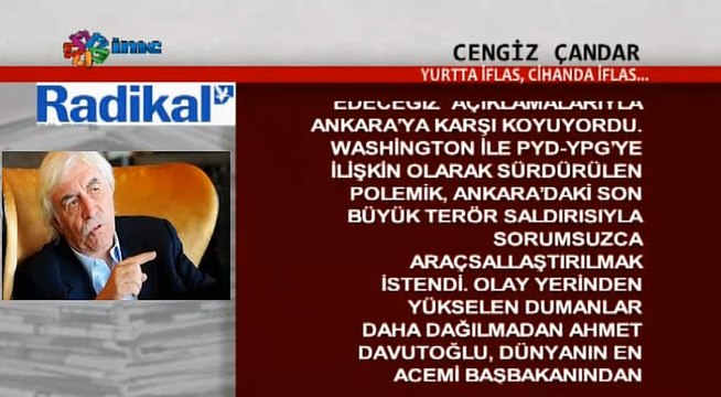 Cengiz CANDAR Yurtta iflas Cihanda iflas