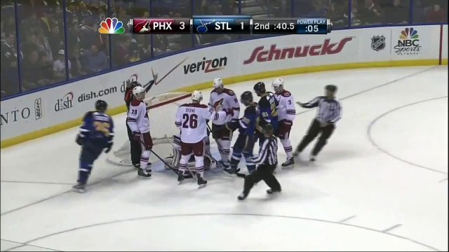 Mike Smith stoning the Blues PP. Phoenix Coyotes vs St. Louis Blues 4612 NHL Hockey