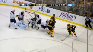 Ryan Miller robs Zdeno Chara 31 Jan 2013 Buffalo Sabres vs Boston Bruins NHL Hockey