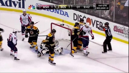 Download Video: Tim Thomas robs Jay Beagle in OT. Washington Capitals vs Boston Bruins 41412 NHL Hockey