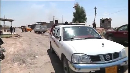 Kerkük'te Türkmenler, kamyonlarla bölgeyi terk ediyor