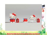 Tribe Hello Kitty Pendrive - Memoria USB Flash Drive 2.0 de goma de 8 GB con llavero diseño