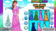 Disney FROZEN Princess Frozen Sister Anna Dress Up Games Frozen