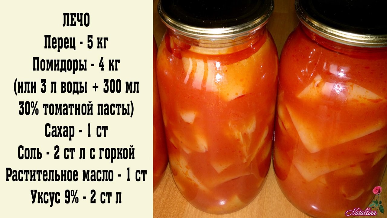 Лечо на зиму. Домашние заготовки
