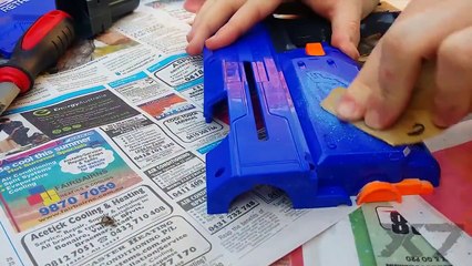 NERF RETALIATOR COD  GHOSTS HONEYBADGER MOD