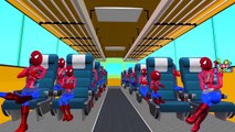 Finger Family Subway Surfers Cheats Hulk Cartoons | Spiderman Wheels On The Bus Nursery Rhymes