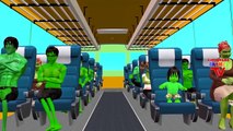 Finger Family Rhymes Subway Surfers Cheats Cartoons | Wee Willie Winkie Hulk Wheels On The Bus