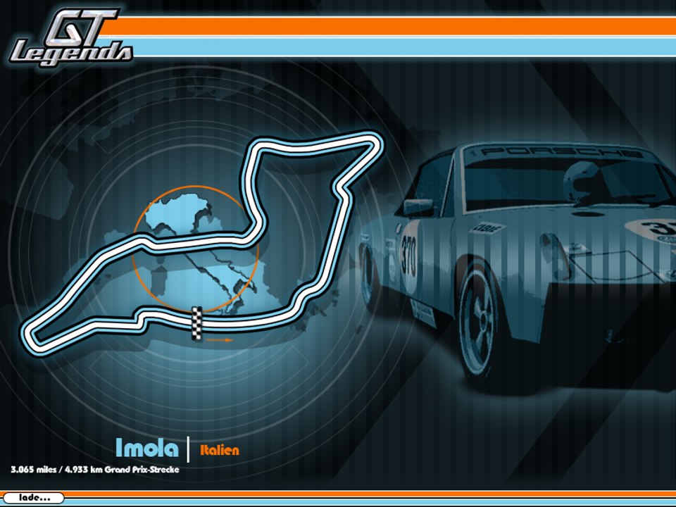 Tour de piste à Imola 70' en Porsche 911 Carrera RSR 76' sur Rfactor 1