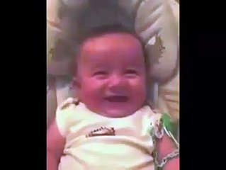 Baby laughing like a troll, too funny!  Funny Videos 2015