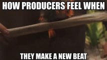 Funny Videos 2015 - How producers feel when they make a new beat..
