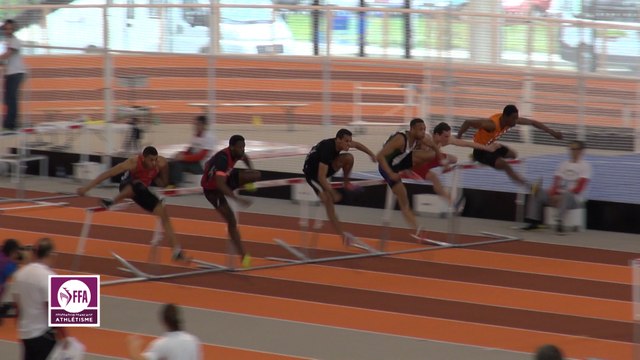 Finale 60 m haies Espoirs Hommes