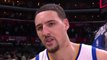 Klay Thompson Postgame Interview - Warriors vs Clippers - February 20, 2016 - NBA 2015-16 Season