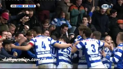 Vincent Vermeij Goal HD - Graafschap 2-1 Vitesse - 21-02-2016