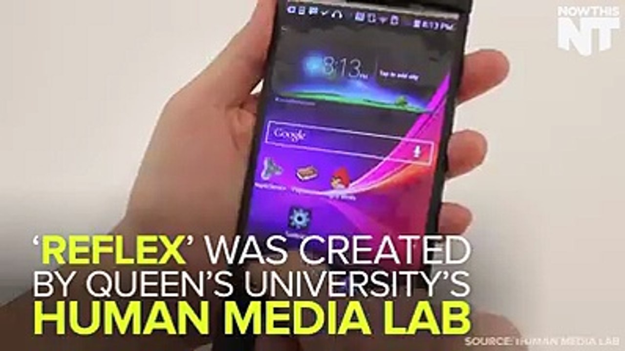 This flexible phone bends as you use it