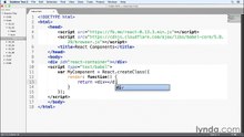 Learn React.js: The Basics 11 Creating a React component