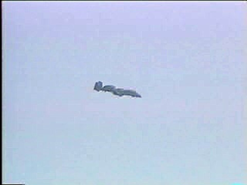 A-10 Thunderbolt Tank Killer Attack