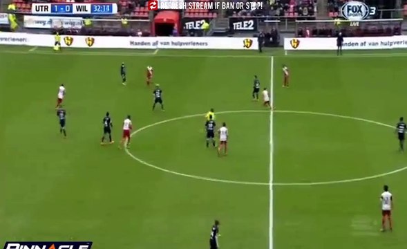 1 - 0 Ruud Boymans Goal - FC Utrecht vs Willem II