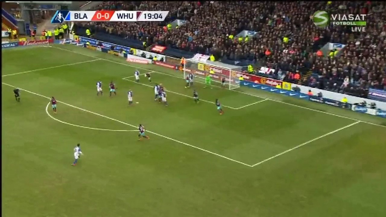 1-0 Ben Marshall - Blackburn v. West Ham (FA Cup) 21.02.2016 HD