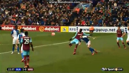 Horror foul- Blackburn-West ham united- Kouyate