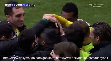Ali Adnan Goal Genoa 0 - 1 Udinese Serie A 21-2-2016