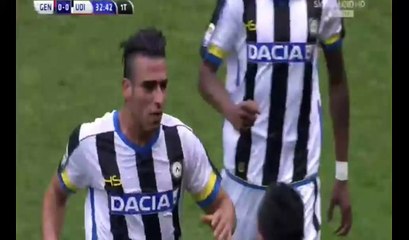 Ali Adnan Free kick Goal ~ Genoa v. Udinese 0-1