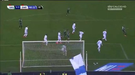 GOOOAL Domenico Berardi Goal - Sassuolo 1 - 1 Empoli - 21-02-2016