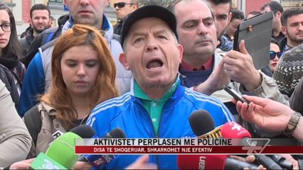Protestë te liqeni, aktivistët përplasen me policinë - News, Lajme - Vizion Plus