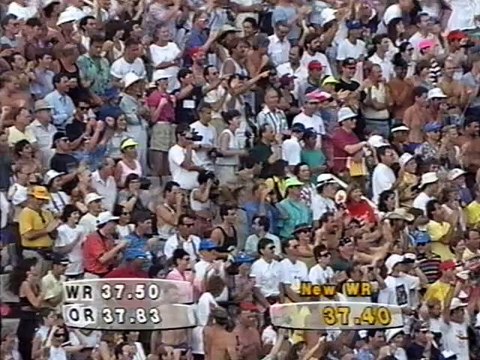 Men's 4x100m Relay Barcelona Olympics 1992